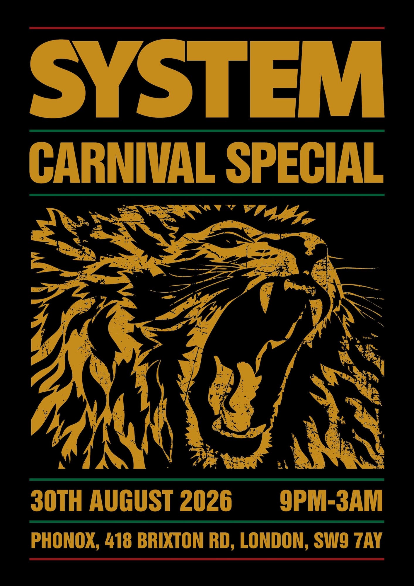 SYSTEM CARNIVAL SPECIAL at Phonox