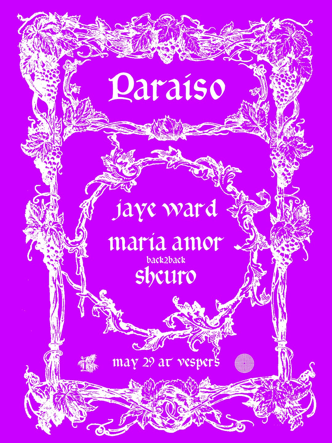 Paraíso with Jaye Ward, Maria Amor & Shcuro