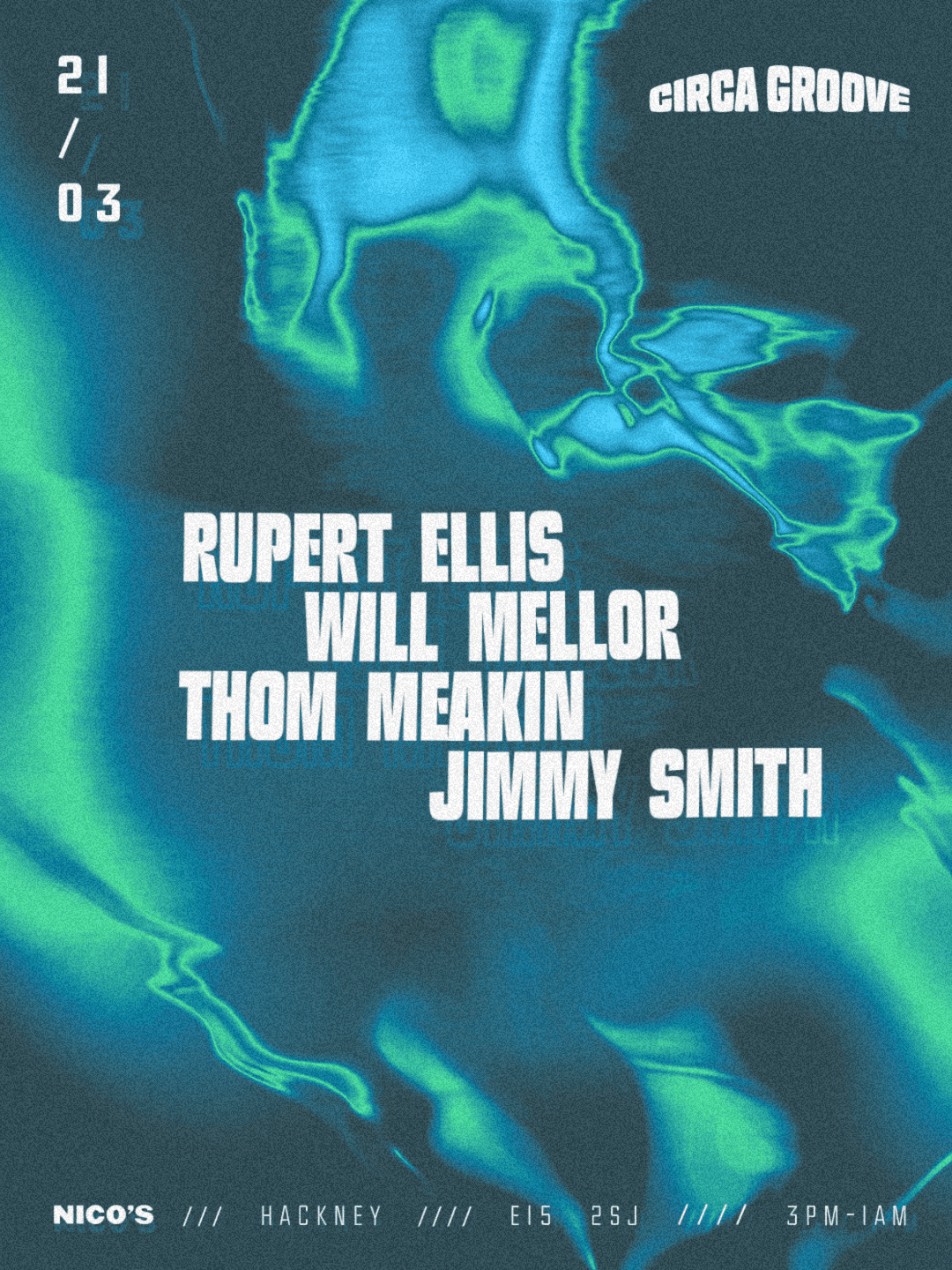 Circa Groove // Nico's at Nico's Bar at Hackney Bridge