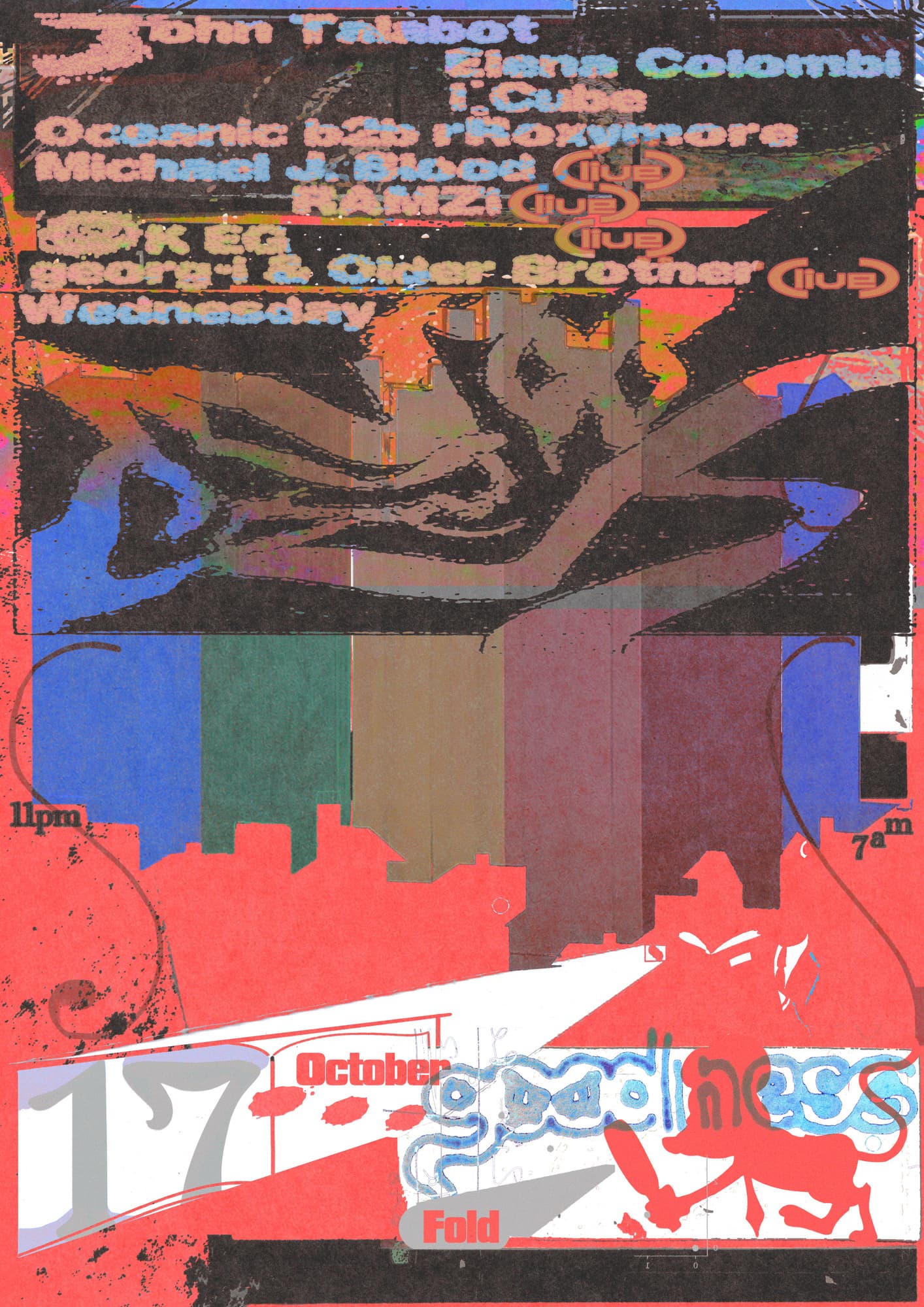 Goodness: John Talabot, Oceanic b2b rRoxymore, RAMZi, I:Cube, Elena Colombi, Michael J Blood