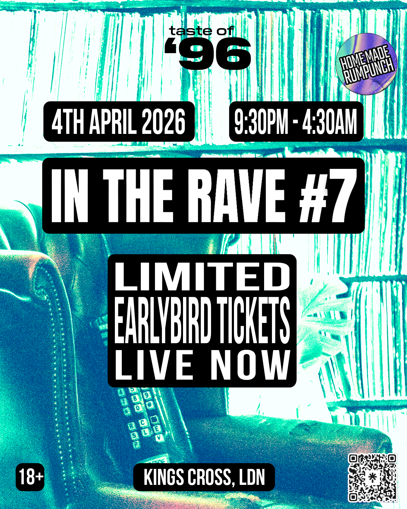 Taste of 96 presents: IN THE RAVE #7 - Betsy Mae (SLM), Luke Gomm, AUDIO DUNE, Baloo + more at CROSS KINGS