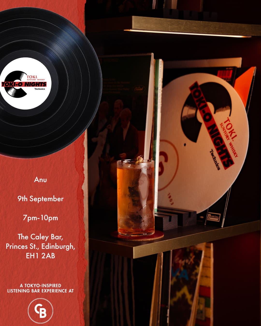 Toki-O Nights: Powered by Technics (anu) at The Caley Bar