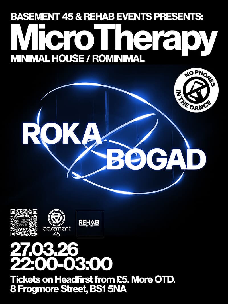 MicroTherapy: ROKA & BOGAD at Basement 45 Bristol