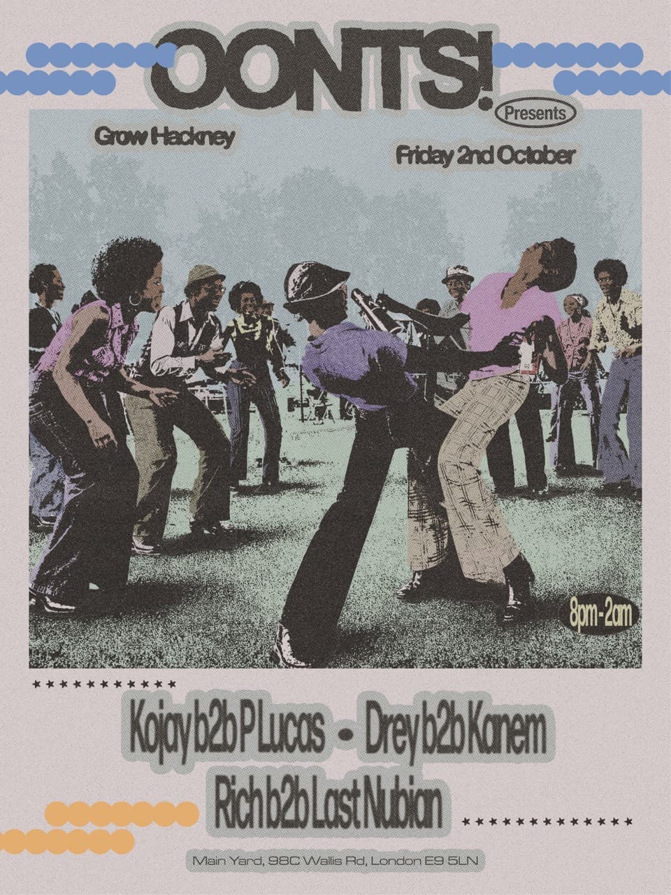 OONTS: Kojay B2B P-Lucas // DREY B2B Kanem // Rich B2B Last Nubian at The Grow