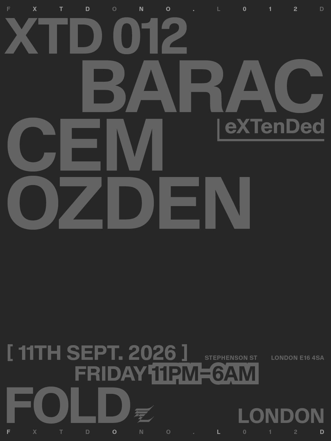 XTD - 012 - Barac at FOLD
