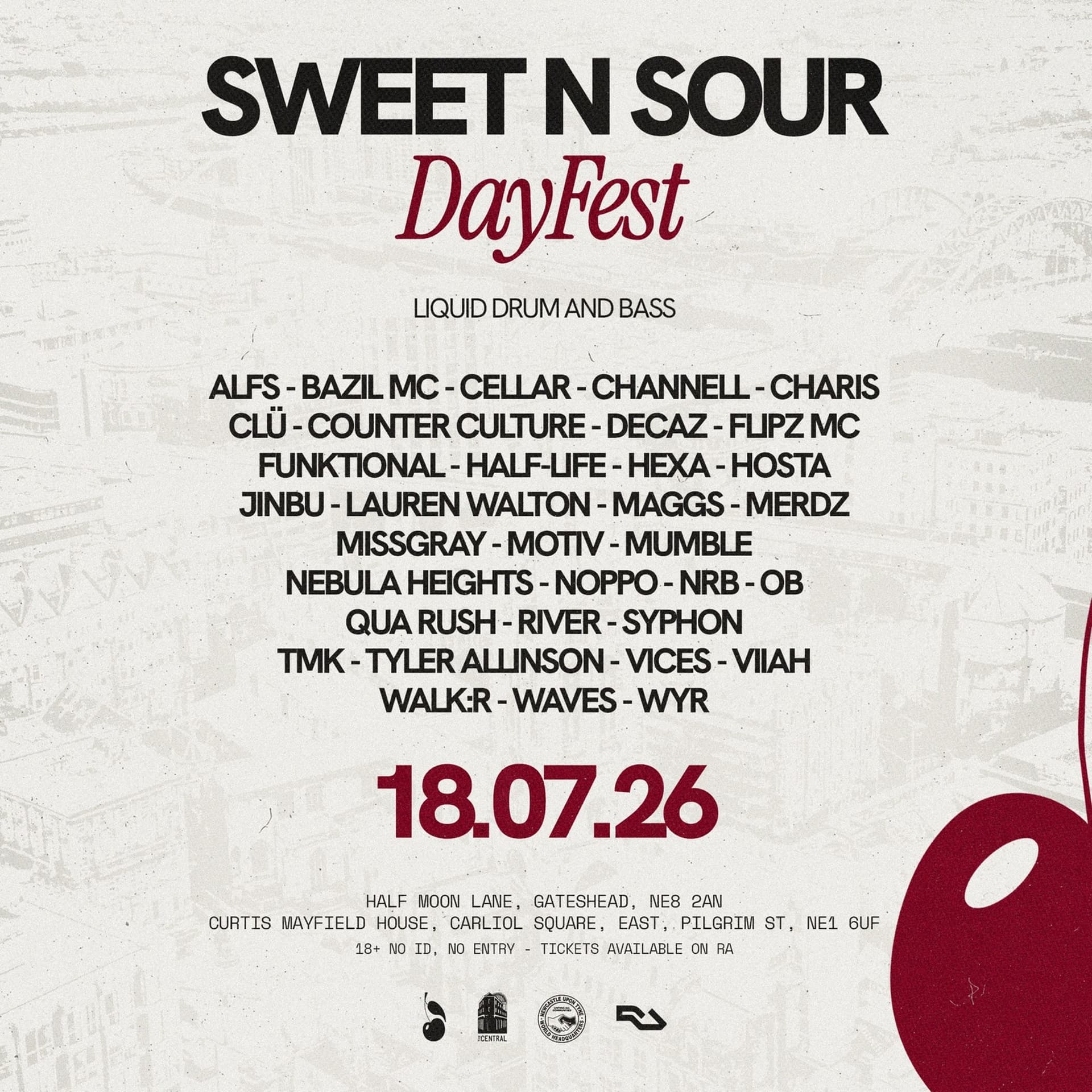 SWEET N SOUR: DAYFEST w/ Noppo, Walk:r, Motiv, Hosta, Channell, Hexa, Qua Rush & more