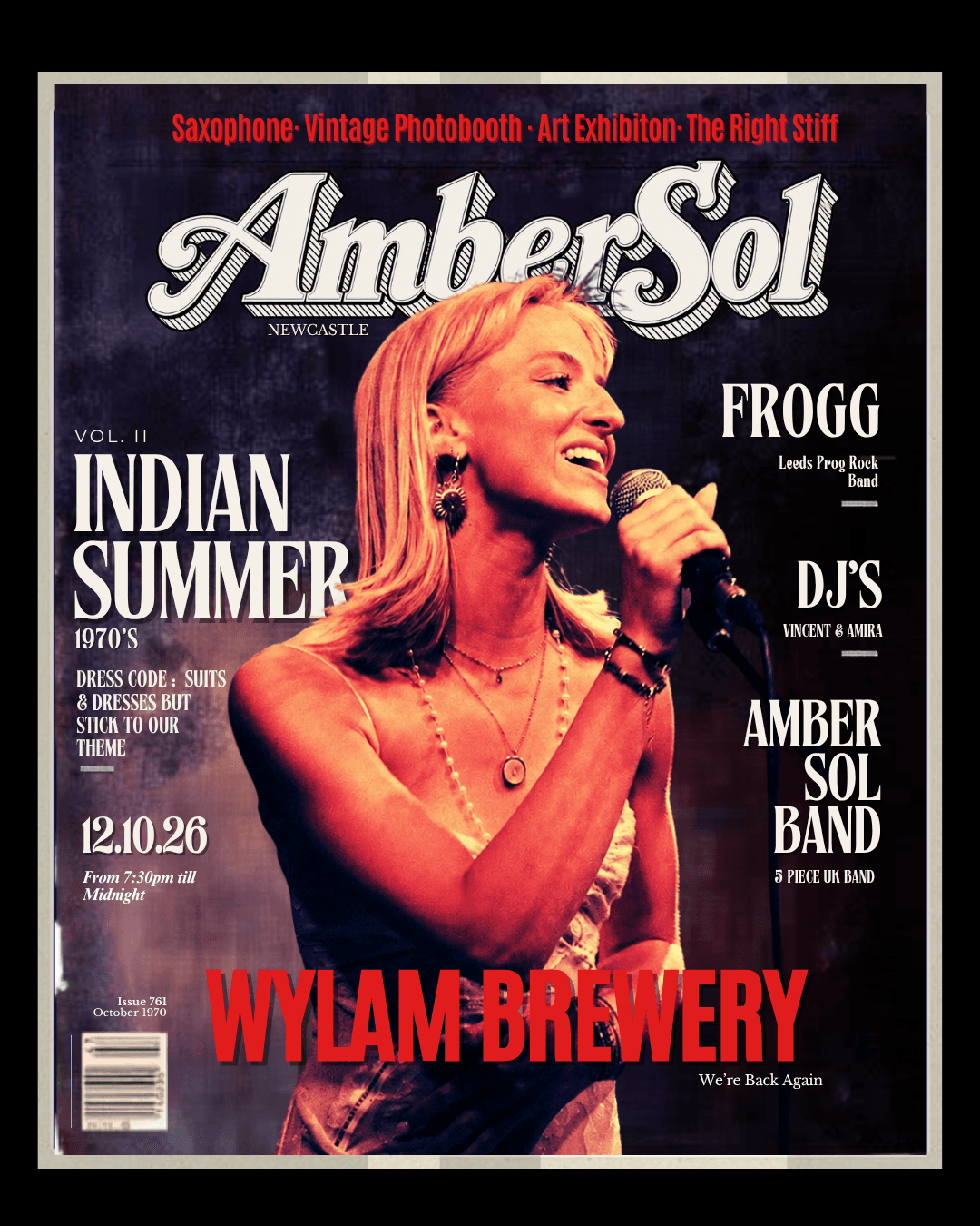 AmberSol Vol. II An Indian Summer at Wylam Brewery