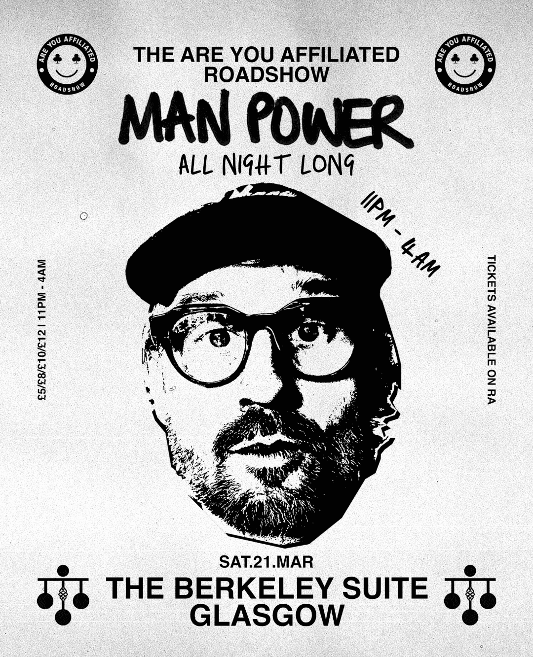 The Berkeley Suite presents - Man Power All Night Long (Are You Affiliated Road Trip) at The Berkley Suite 