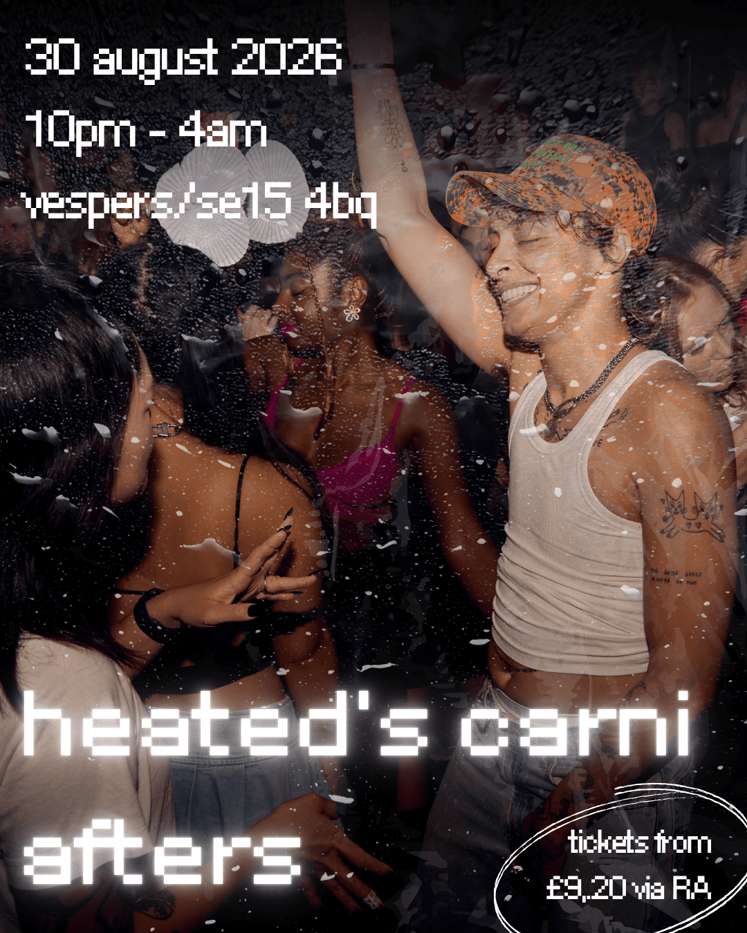 HEATED'S CARNIVAL AFTERS at VESPERS at Vespers Club
