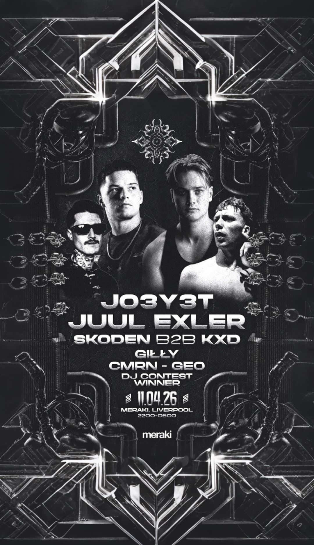 ØPEN MÏNDED PRESENTS: JO3Y3T & Juul Exler at Meraki 