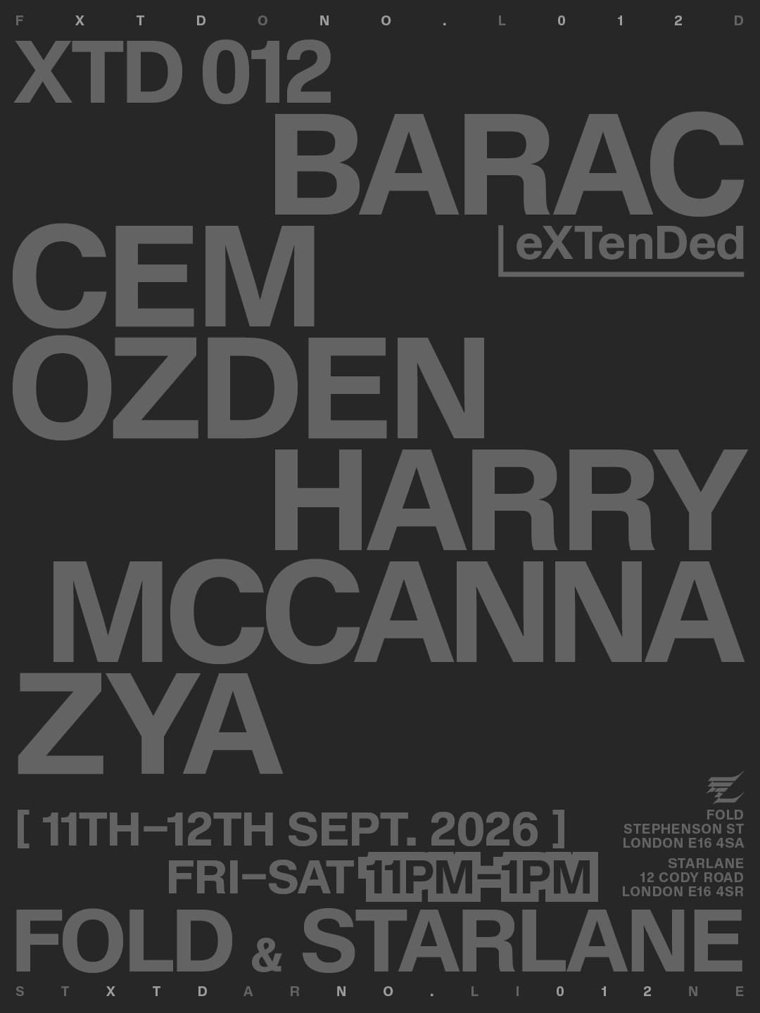 XTD - 012 - Barac at FOLD