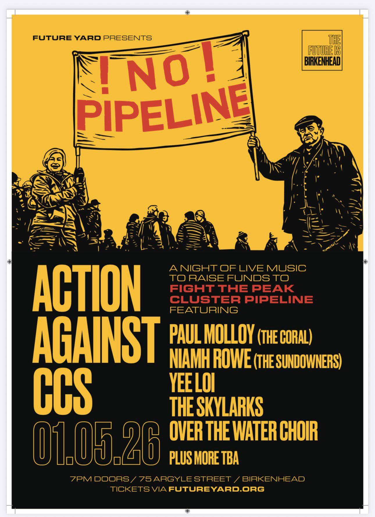 Action Against CCS presents Music Night at Future Yard