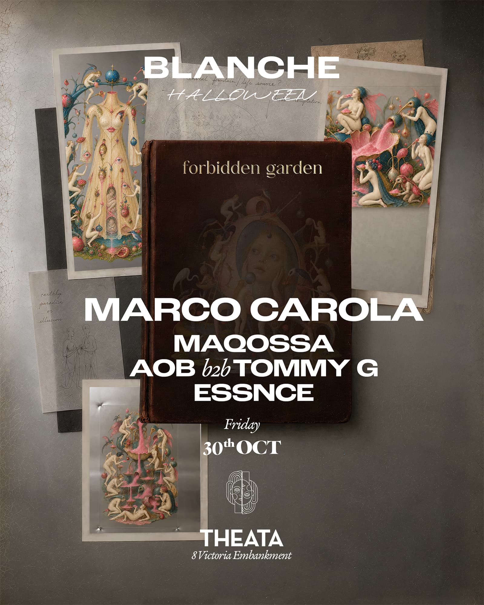Blanche Halloween with Marco Carola at THEATA
