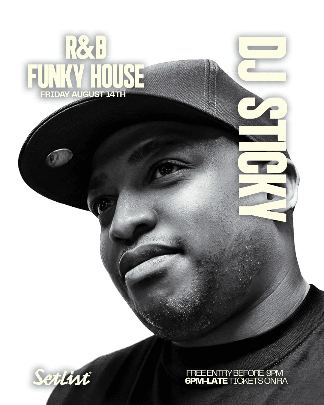 R&B AND FUNKY HOUSE NIGHT presents DJ STICKY