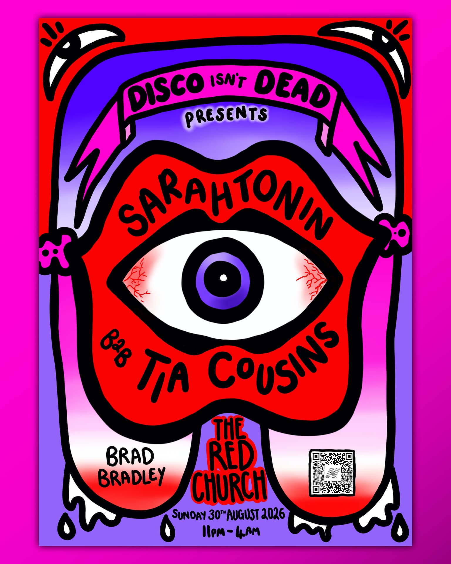 Disco Isn't Dead with Tia Cousins B2B Sarahtonin at The Red Church