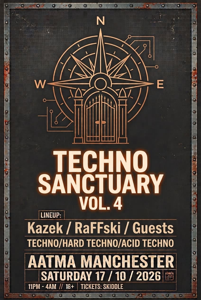 [CANCELLED] Techno Sanctuary vol.4 at Aatma