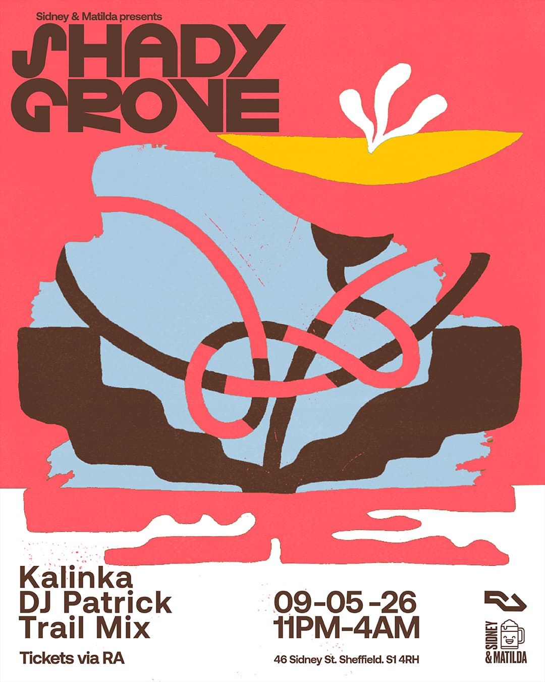 Shady Grove: Kalinka + DJ Patrick + Trail Mix at Sidney & Matilda