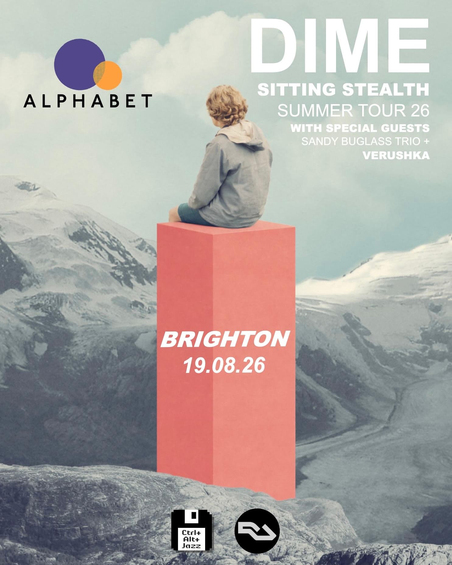 DIME 'Sitting Stealth' EP release Brighton at A L P H A B E T