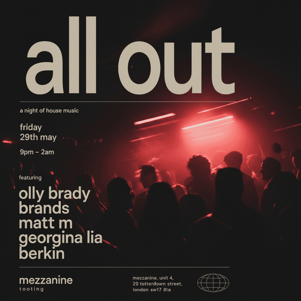 all out at mezzanine at Mezzanine - Tooting