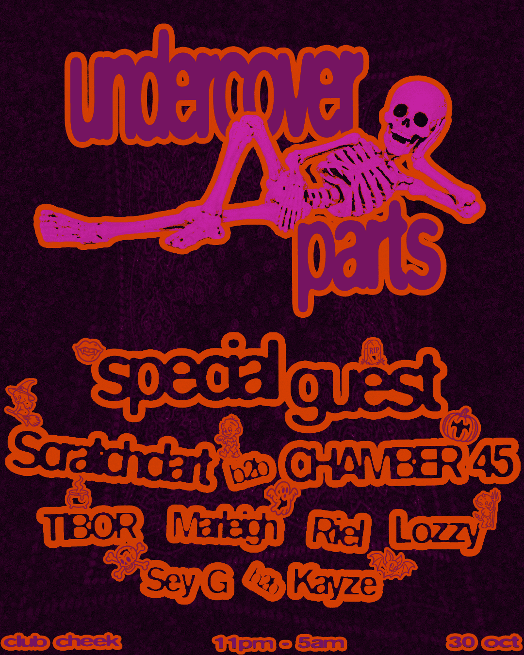 Undercover Parts: Halloween Special at Club Cheek