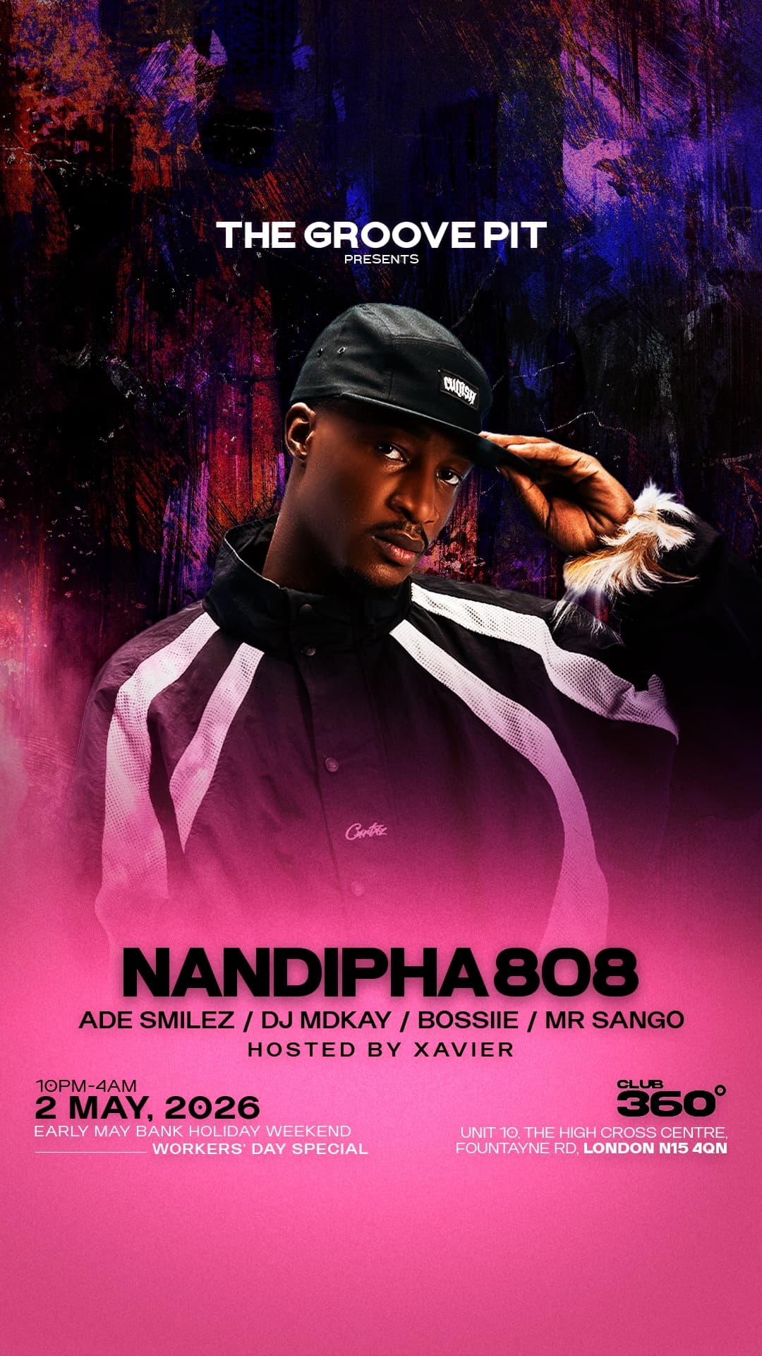 The Groove Pit presents Nandipha808 (Amapiano) at Club360