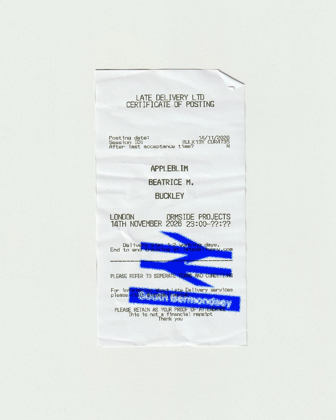 Buckley Curates: Appleblim and Beatrice M