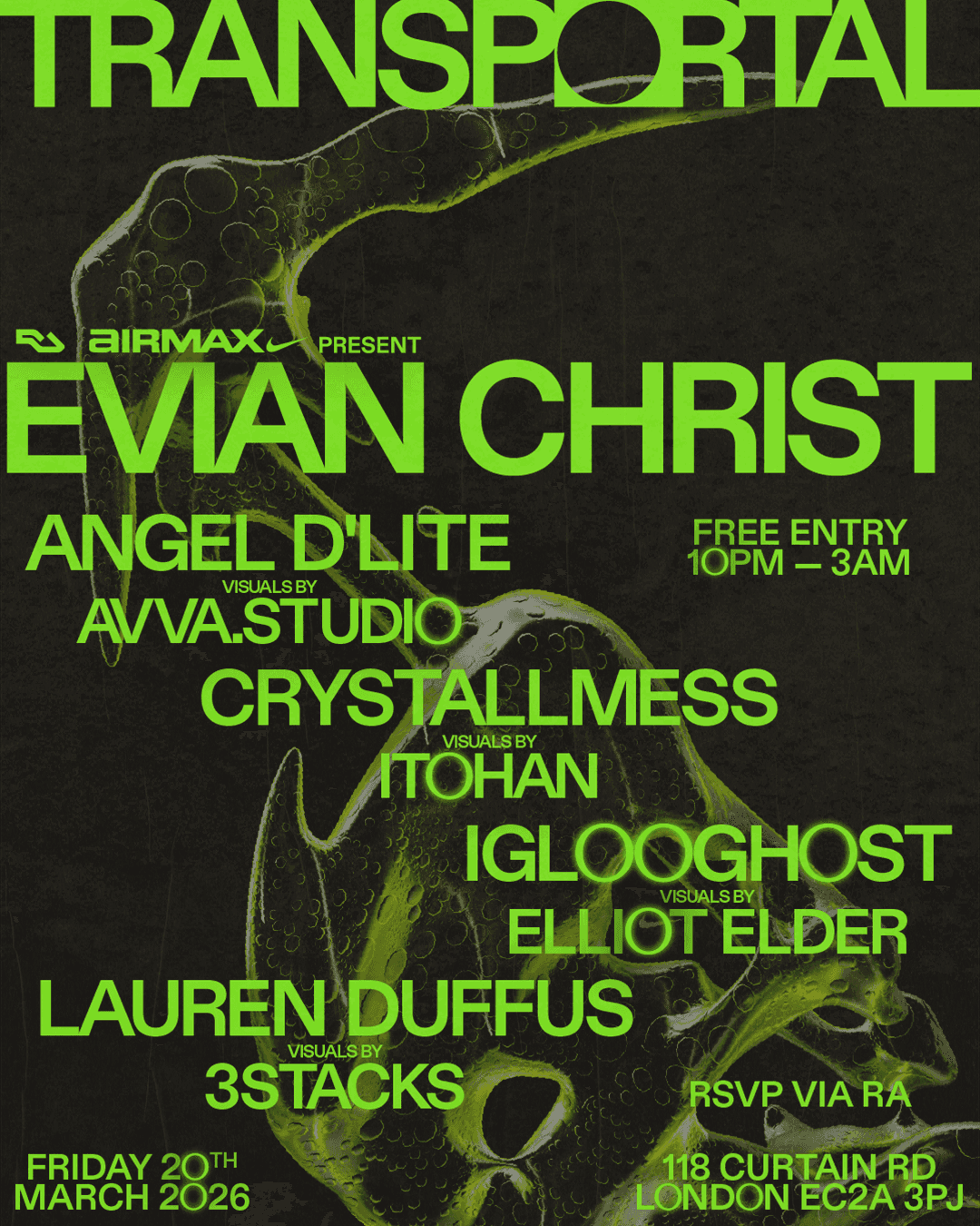 RA and Nike present TRANSPORTAL at TBA   London