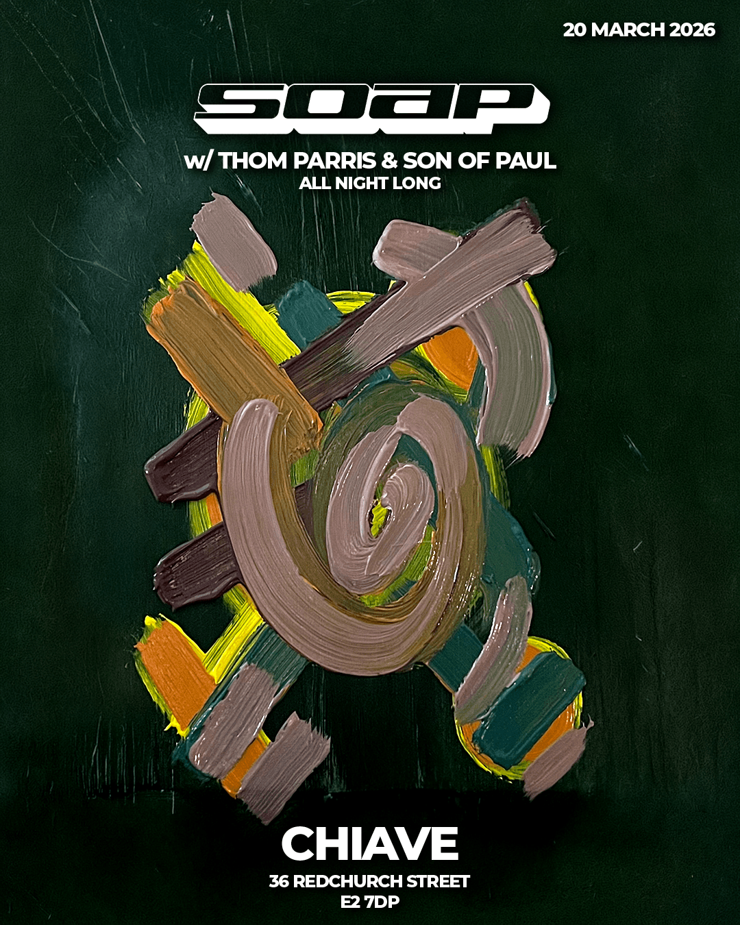 SOAP010: Thom Parris & Son of Paul (All Night Long) at Chiave