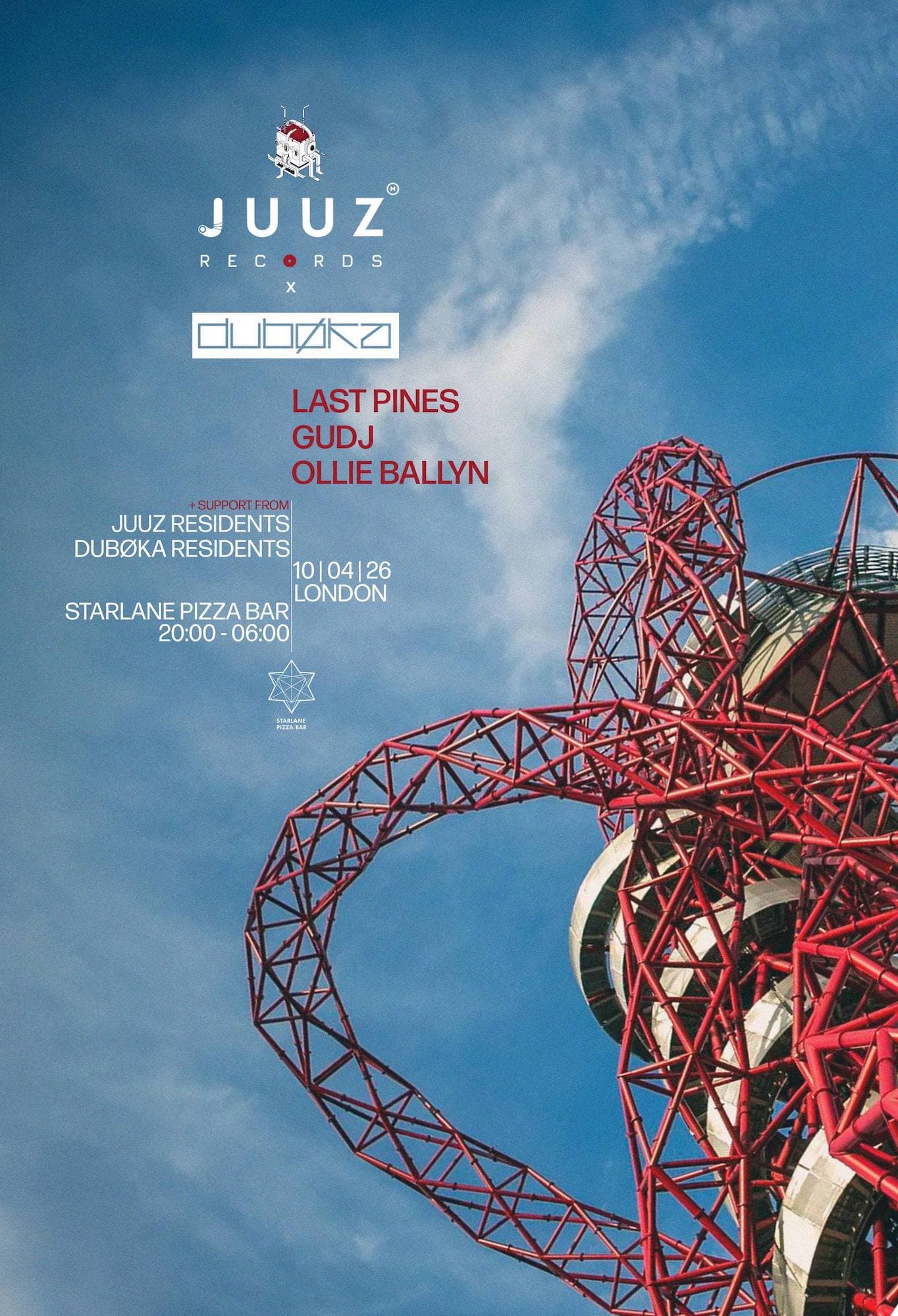 Duboka Records x Juuz Records at Starlane Pizza London at Starlane Pizza Bar