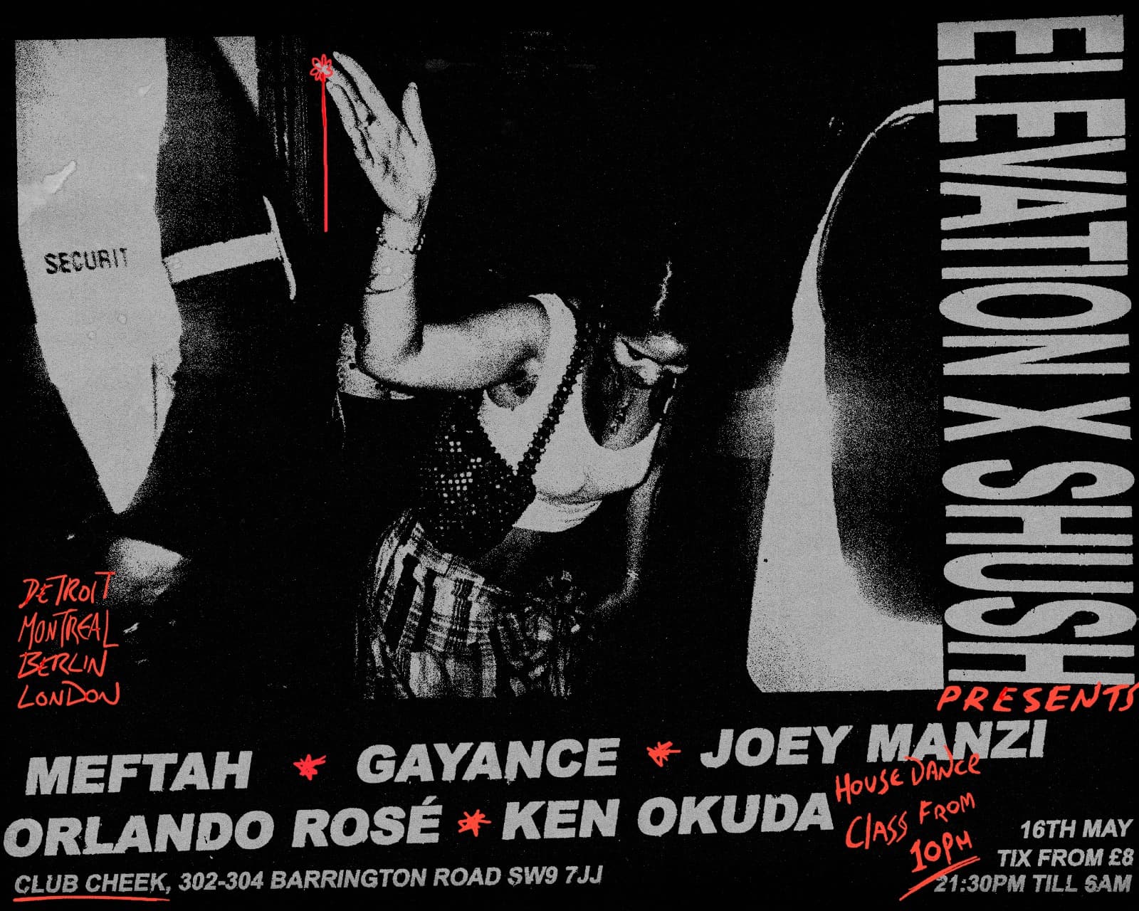 Elevation x SHUSH presents: GAYANCE & Meftah at CLUB CHEEK