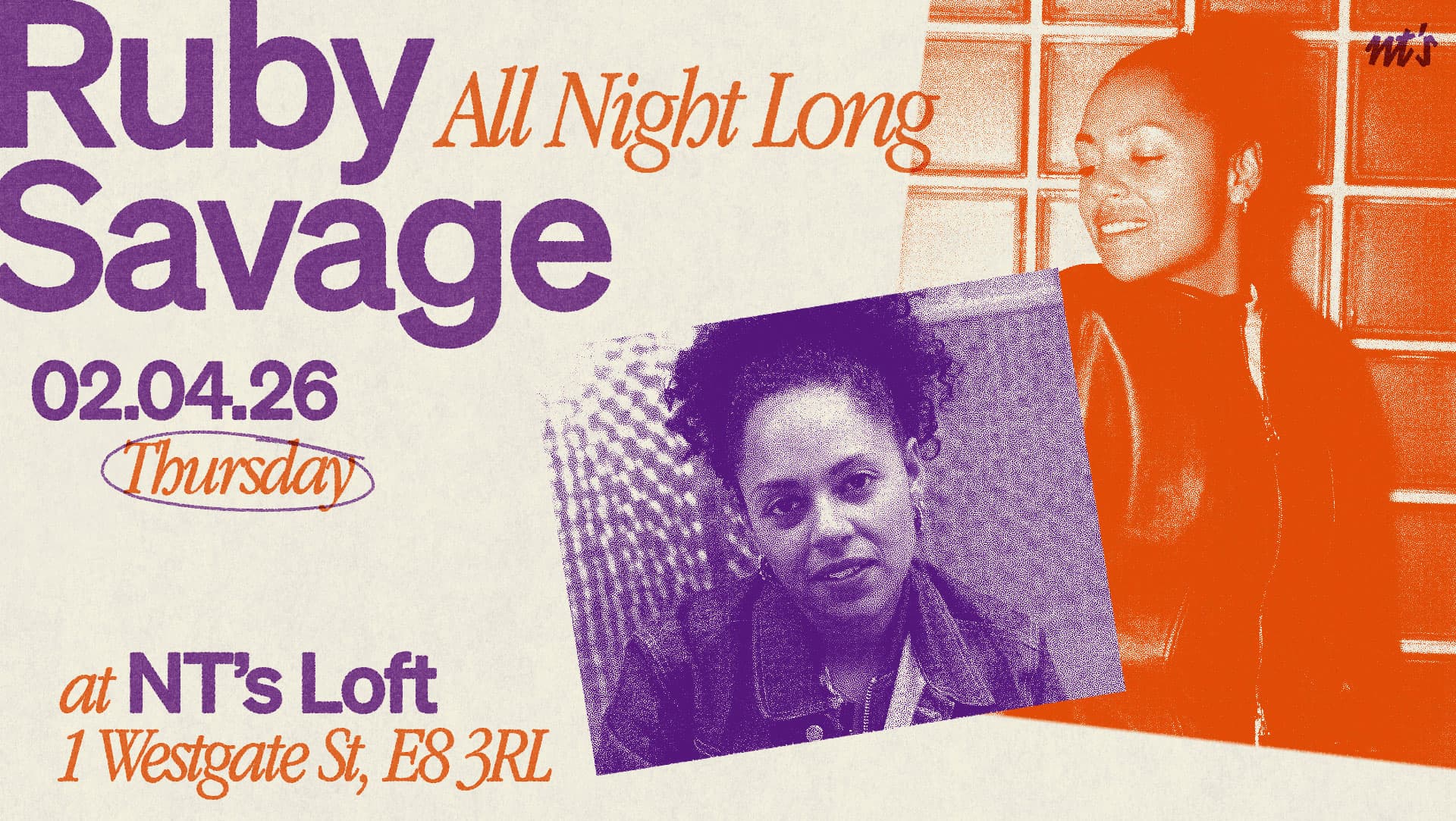 NT's Loft: Ruby Savage [All Night Long] at Night Tales Loft