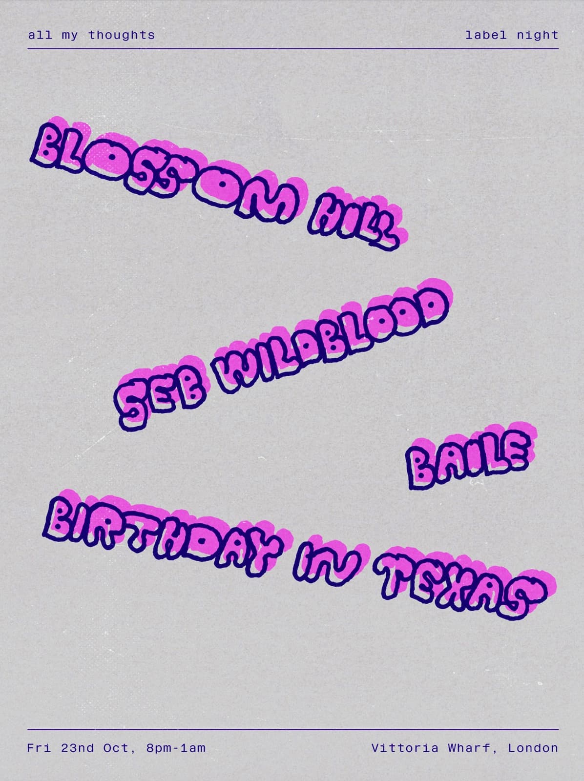 Seb Wildblood pres. all my thoughts