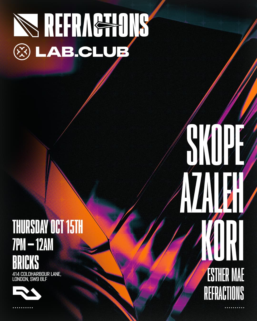 Upcoming event poster at Bricks
