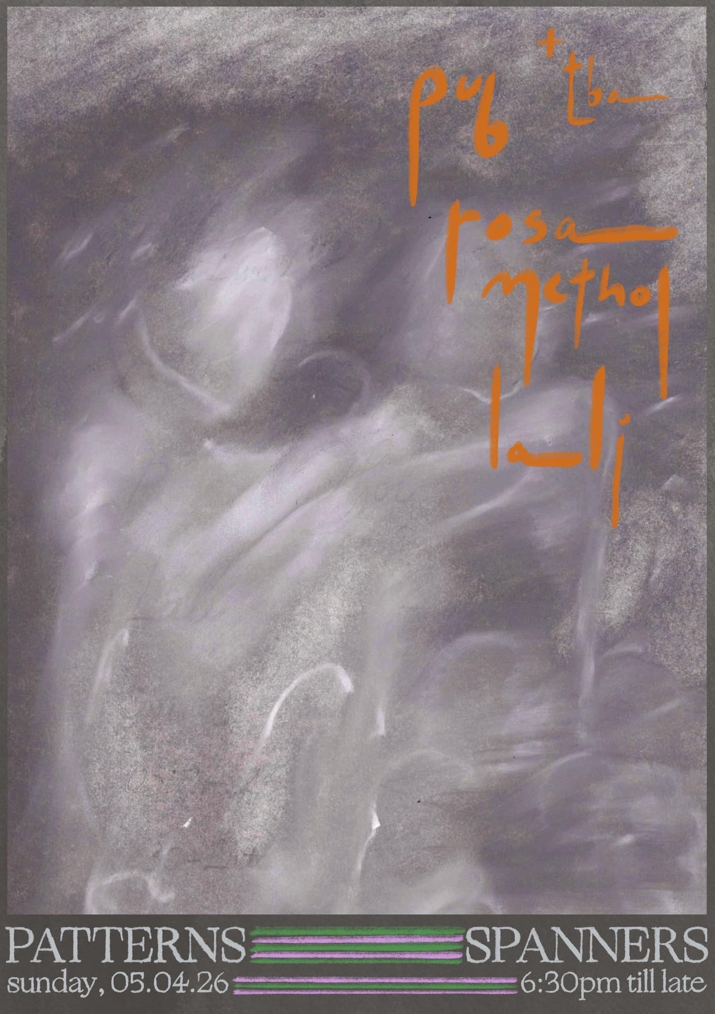 Patterns present: Pub (Live), Rosa Methol and Lali at Spanners