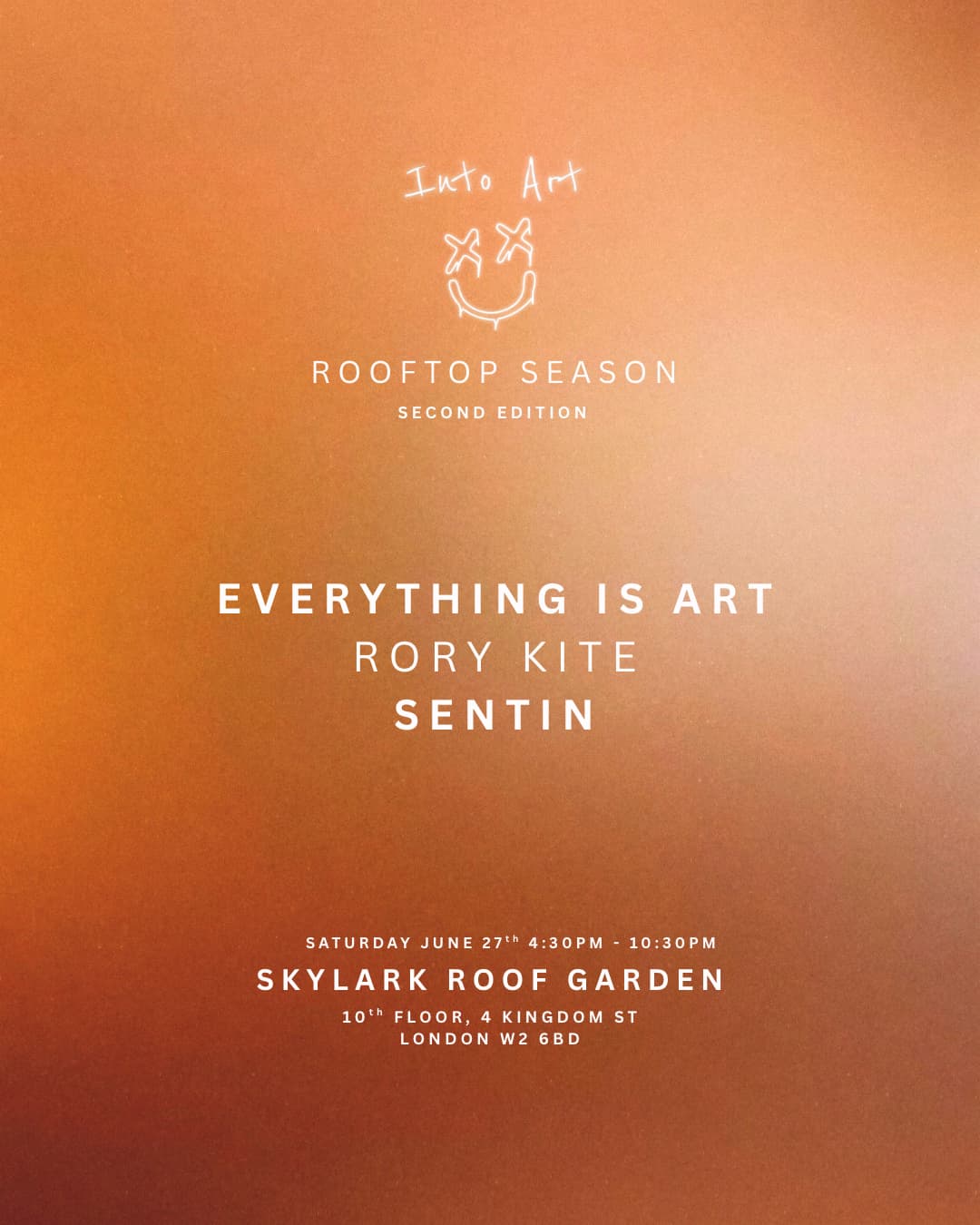 INTO ART - ROOFTOP SEASON VOL.2 at Skylark Roof Garden