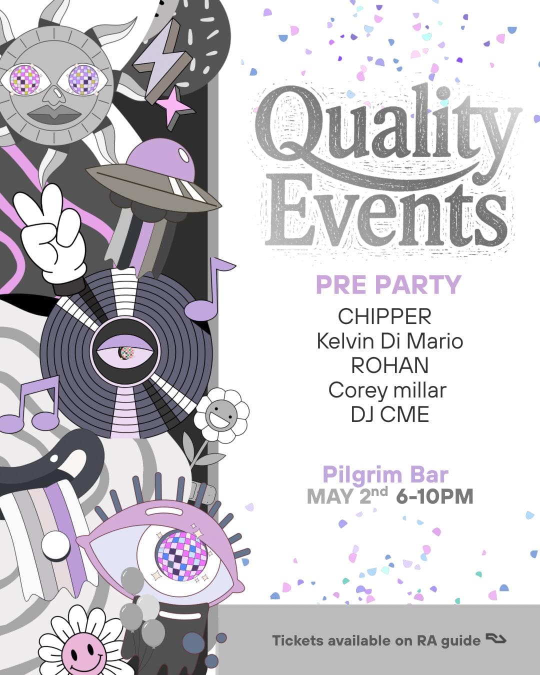 Quality Events - Pilgrim's Pre Party at Pilgrim Bar