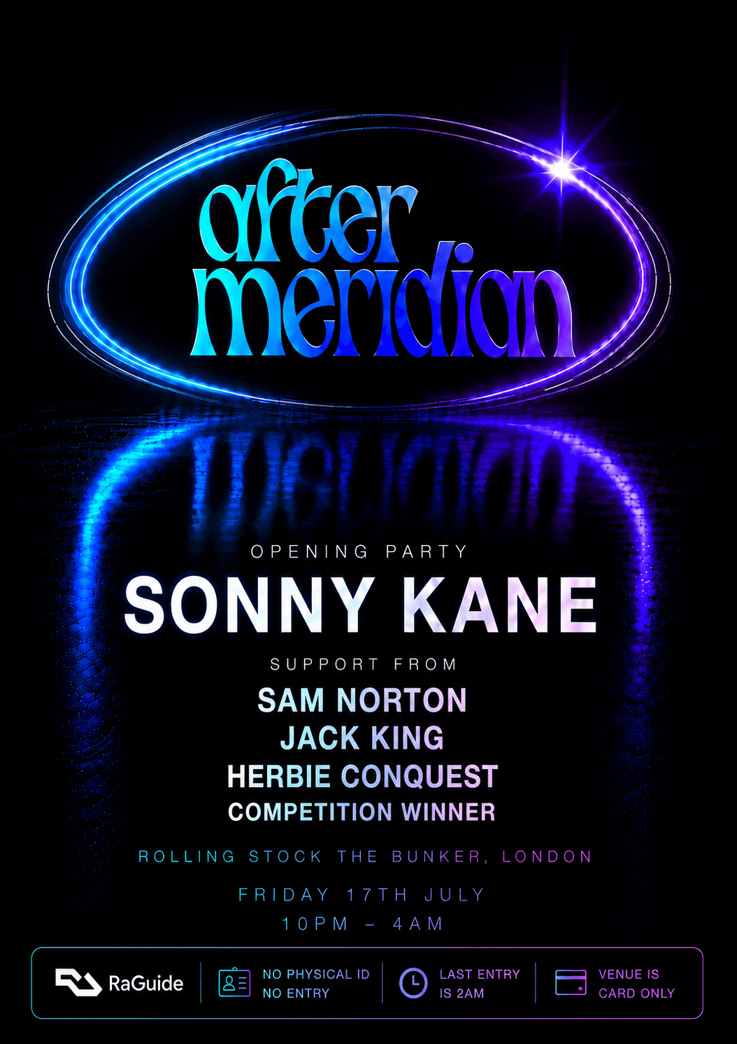 After Meridian at The Bunker, Rolling Stock London at Rolling Stock