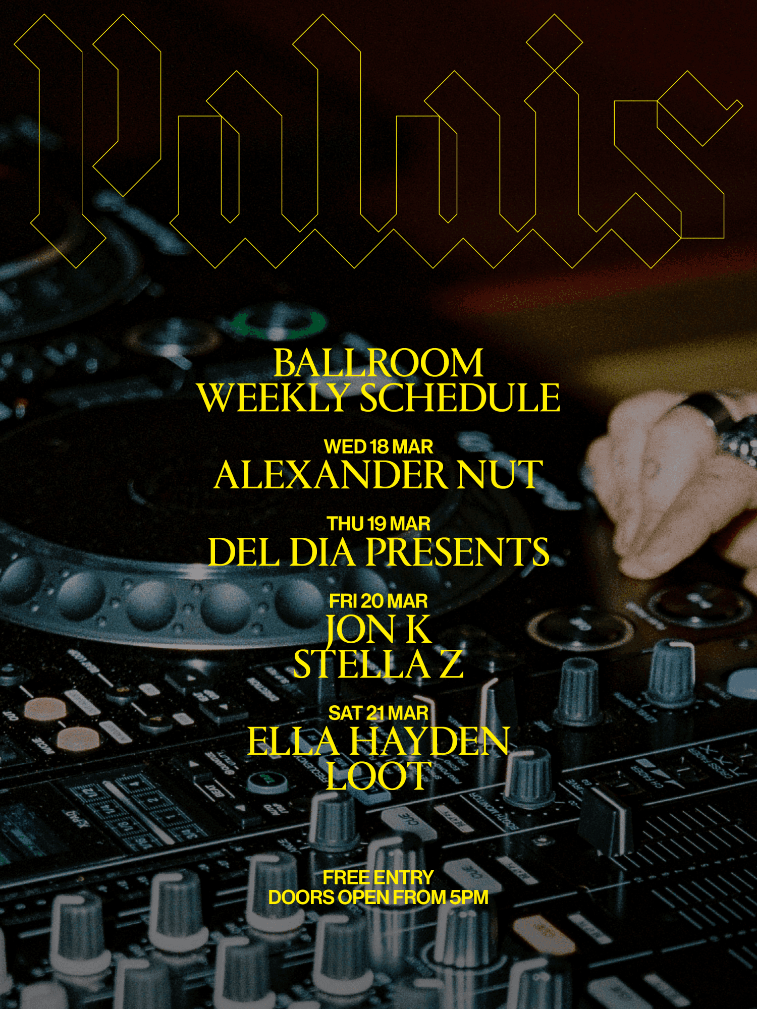 Ballroom at Palais: Jon K & Stella Z at Ballroom at Palais