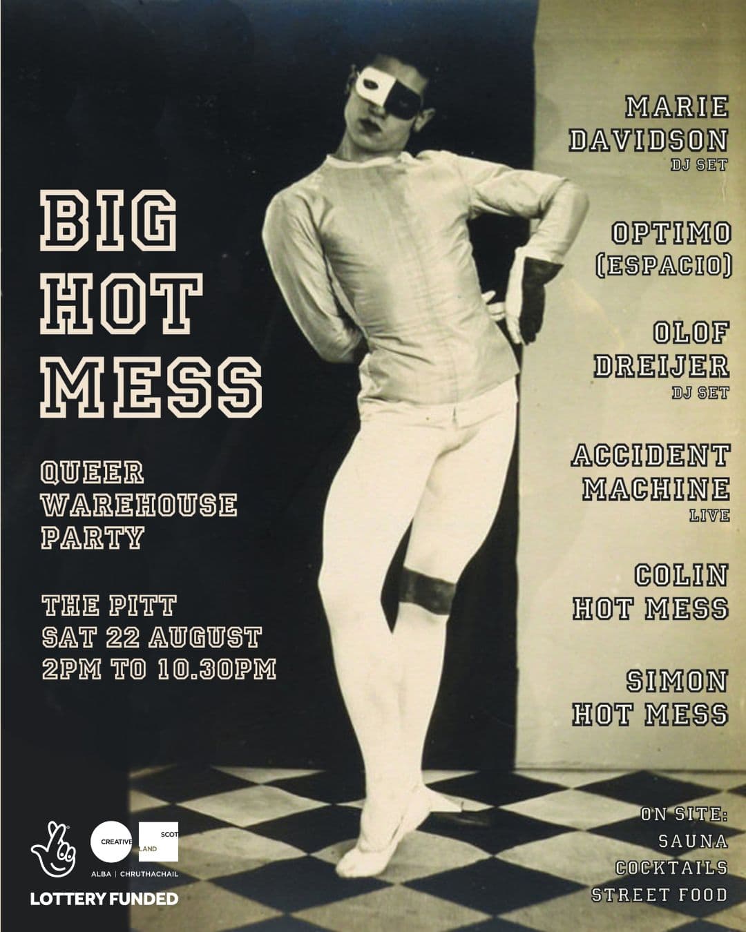 BIG HOT MESS with Marie Davidson, Optimo, Olof Dreijer, Accident Machine and more [DAY PARTY] at The Pitt Market