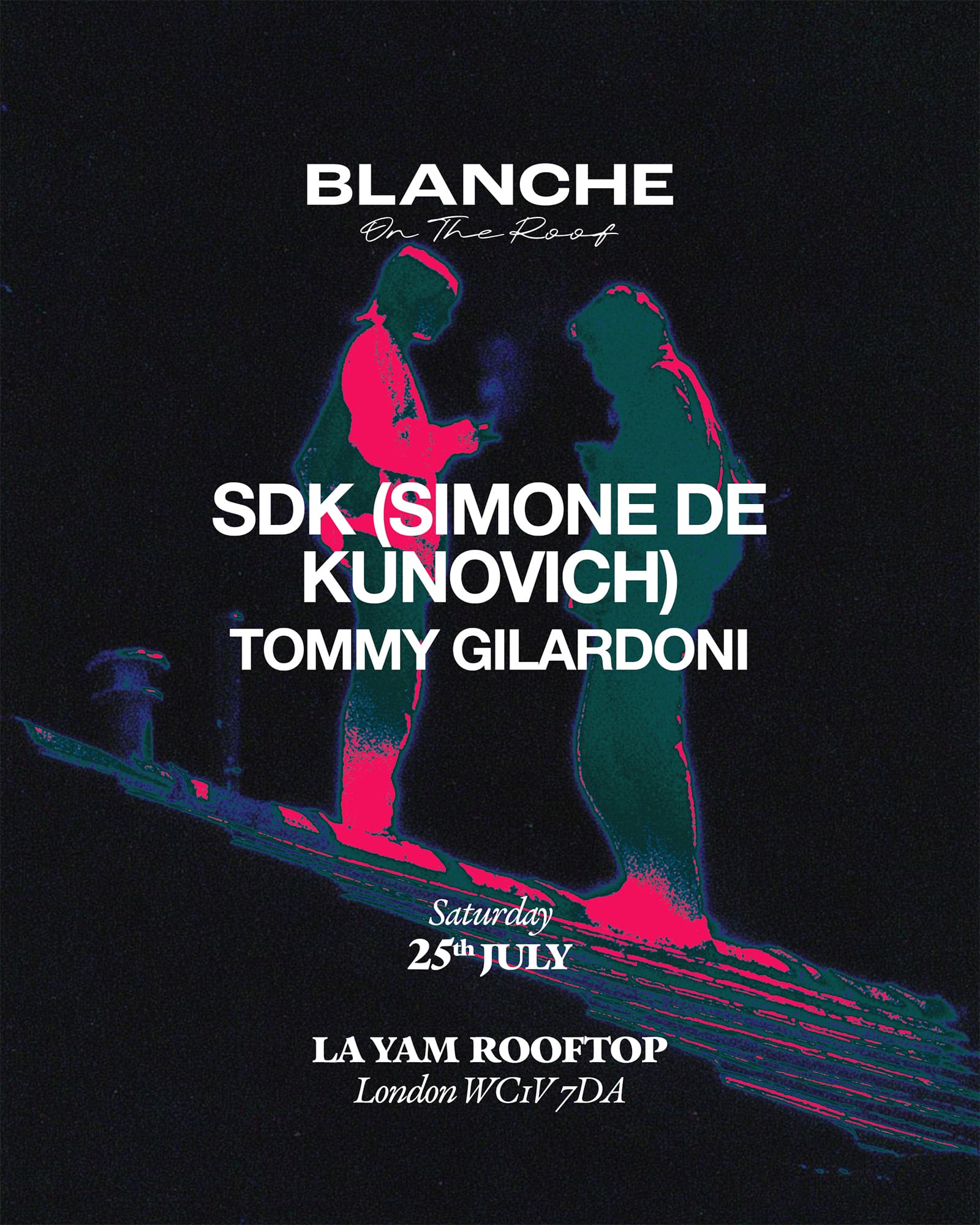 Blanche on the Roof with Simone de Kunovich at LA-YAM Rooftop