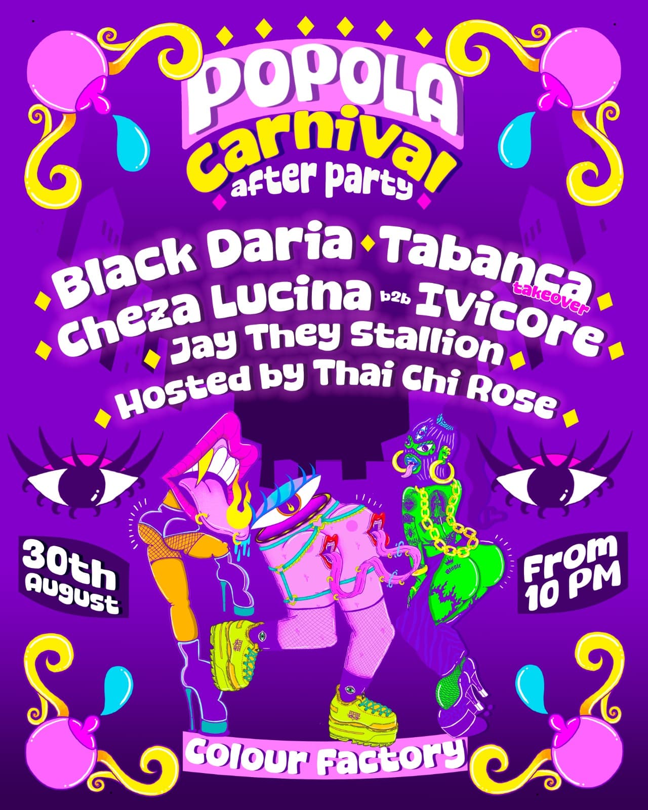 Popola Carnival Afterparty at Colour Factory London