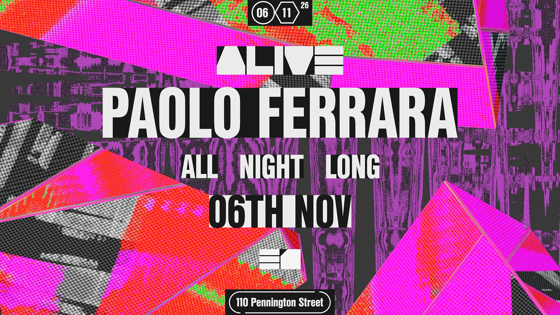 ALIVE: Paolo Ferrara (All Night Long) at E1