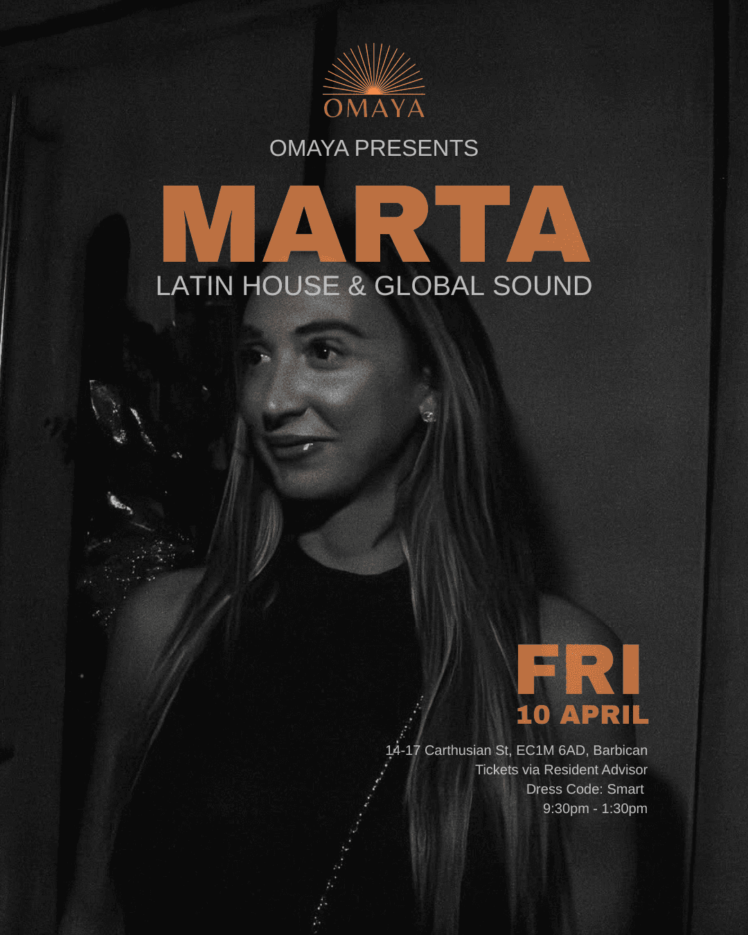 Omaya presents: Marta (music inspired by Tulum, Ibiza, Mykonos, Cape Town) at Purl