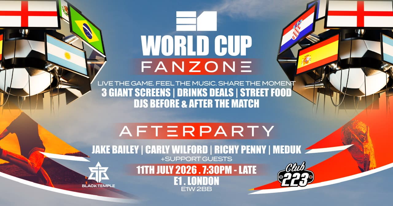 World Cup Quarter Final + After Party