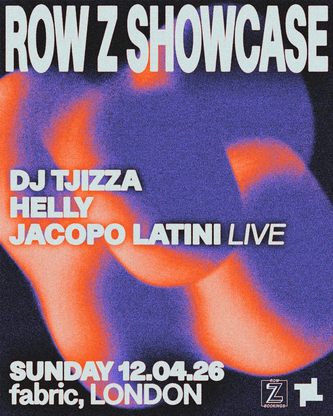 CAYA by fabric: Row Z - DJ Tjizza, Jacopo Latini (Live), Helly at FabricXX