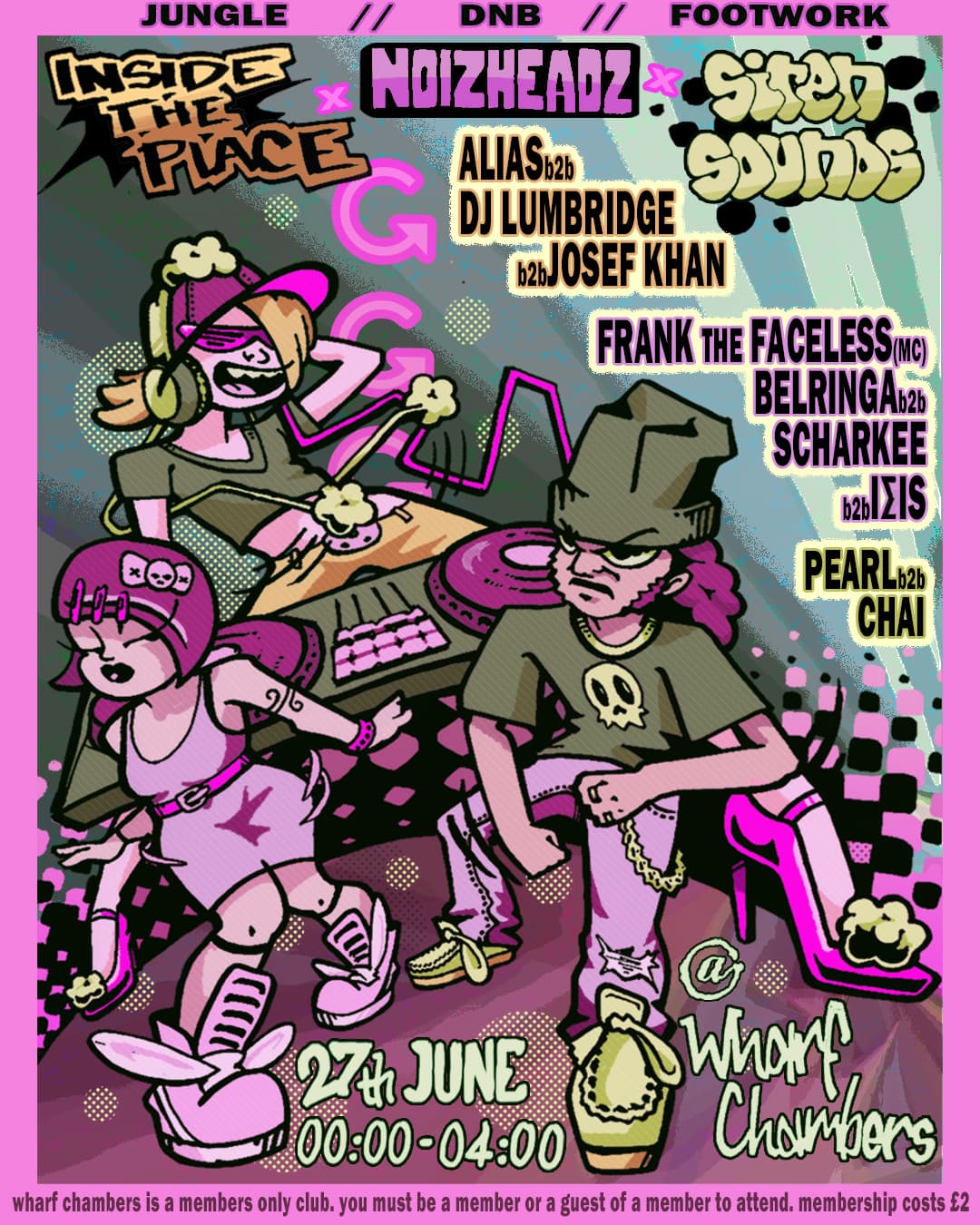 NoizHeadz + ITP + Siren Sounds at Wharf Chambers