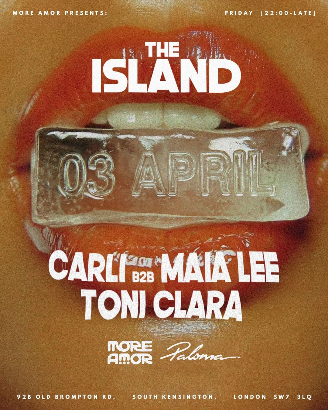 The Island by More Amor. London 3rd April 2026 at Paloma