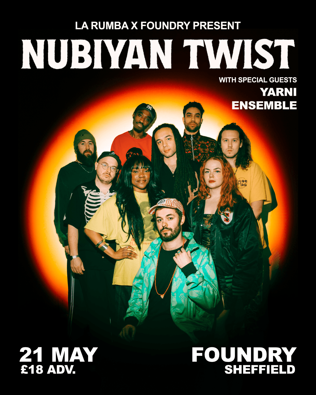 La Rumba x Foundry: Nubiyan Twist (Live), Yarni Ensemble at Foundry