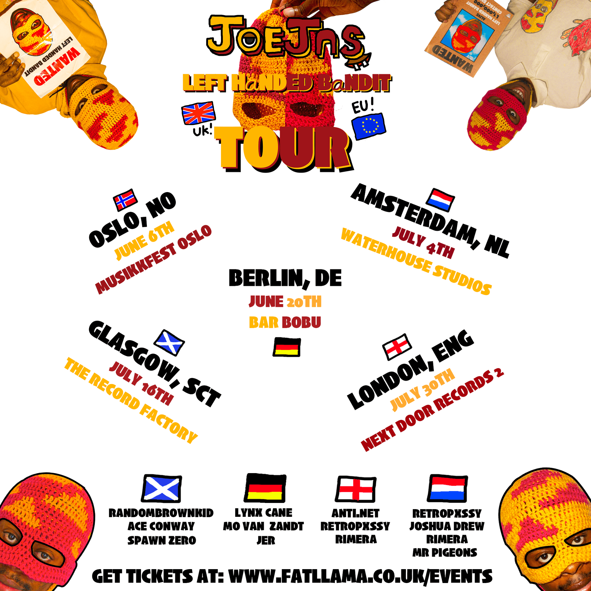 JoeJas' Left Handed Bandit Tour at Next Door Records Two