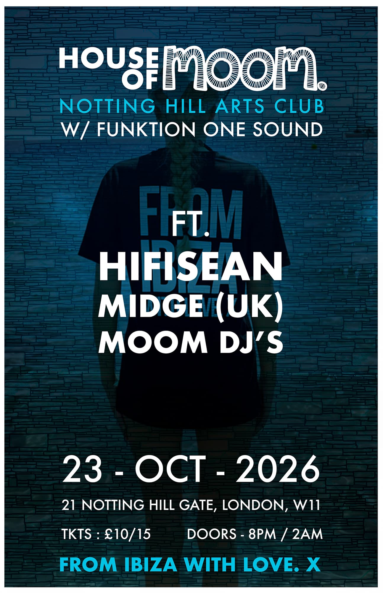 House of Moom with Hifi Sean at Notting Hill Arts Club